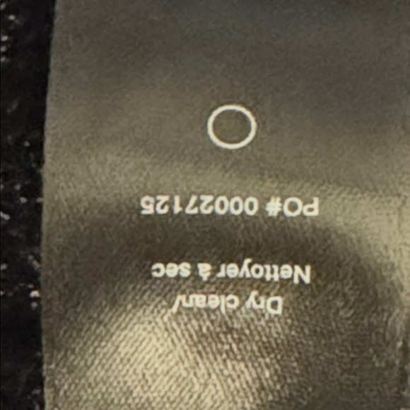 Rag & Bone Germain Black Silver Metallic Zebra Stripe Alpaca V Neck Sweater M - Picture 13 of 13